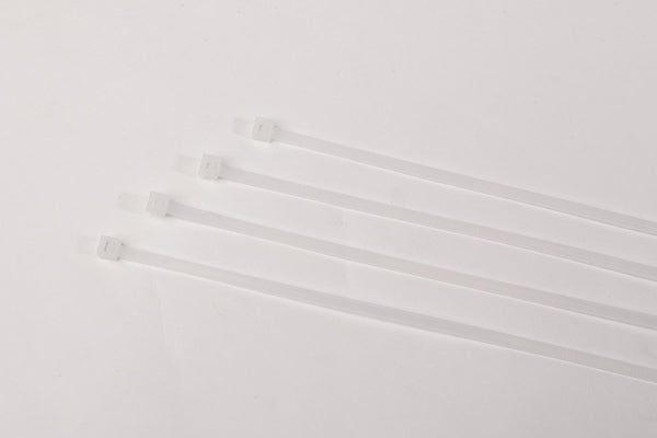 BCT 8 Inch 40 lb Cable Ties - Intermediate Duty Industrial/Home Use - Bag of 100 - Natural - Zip Ties - Y8409C