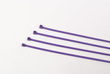 BCT 8 Inch 40 lb Cable Ties - Intermediate Duty Industrial/Home Use - Bag of 100 - Purple - Zip Ties - Y8407C
