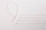 BCT 17 Inch 50 lb Releasable Cable Tie - Medium Duty Industrial/Home Use - Bag of 100 - Natural - Zip Ties - Y17509C