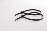 BCT 14 Inch 120 lb Cable Ties - Light Heavy Duty Industrial/Home Use - Bag of 100 - UV Black - UV Zip Ties - Y141200C