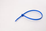 BCT 14 Inch 120 lb Cable Ties - Light Heavy Duty Industrial/Home Use - Bag of 100 - Blue - Zip Ties - Y141206C