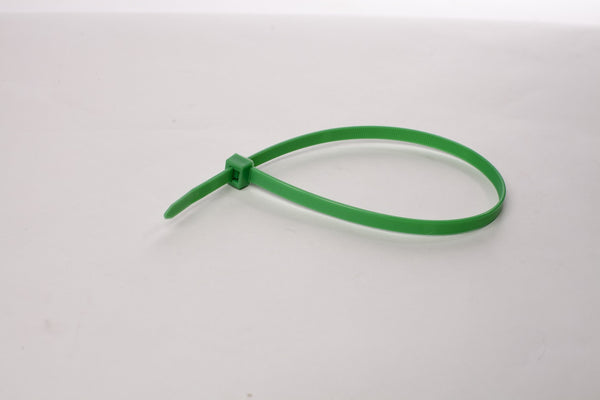 BCT 14 Inch 120 lb Cable Ties - Light Heavy Duty Industrial/Home Use - Bag of 100 - Green - Zip Ties - Y141205C