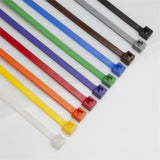 BCT 7 Inch 50 lb Cable Tie Pack - Medium Duty Industrial/Home Use - Pack of 1000 (Pack of 100 each of 10 Colors) - Assorted Colors - Zip Ties - Y750VP