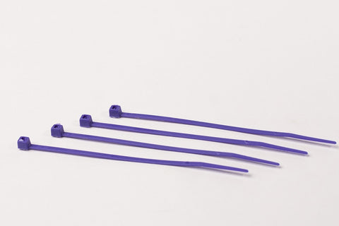 BCT 4 Inch 18 lb Cable Ties - Light Duty Industrial/Home Use - Bag of 1000 - Purple - Zip Ties - Y4187M