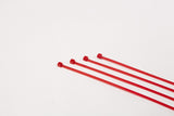 BCT 8 Inch 40 lb Cable Ties - Intermediate Duty Industrial/Home Use - Bag of 1000 - Red - Zip Ties - Y8402M
