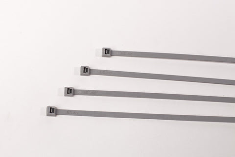 BCT 14 Inch 50 lb Cable Ties - Medium Duty Industrial/Home Use - Bag of 1000 - Gray - Zip Ties - Y14508M