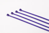 BCT 11 Inch 50 lb Cable Ties - Medium Duty Industrial/Home Use - Bag of 100 - Purple - Zip Ties - Y11507C