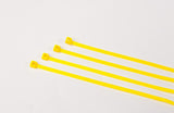 BCT 7 Inch 50 lb Cable Ties - Medium Duty Industrial/Home Use - Bag of 100 - Yellow - Zip Ties - Y7504C