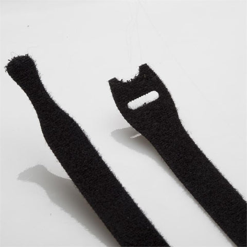 Velcro 6 Inch VELCRO Brand Cable Ties - 10 Per Roll - Black - Velcro Zip Ties - Y6VCT-10