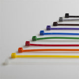 BCT 8 Inch 40 lb Cable Ties - Intermediate Duty Industrial/Home Use - Bag of 1000 - UV Black - UV Zip Ties - Y8400M