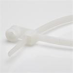 BCT 14 Inch 120 lb Mount Head Cable Ties #10 Hole - Light Heavy Duty Industrial/Home Use -Bag of 100 - Natural - Zip Ties - Y14120MH9C