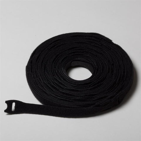 Velcro 8 Inch VELCRO Brand Cable Ties - 100 per Puck - Black - Velcro Zip Ties - YT8VCT