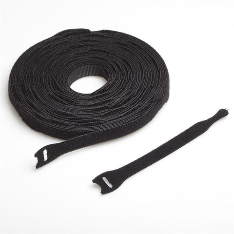 Velcro 6 Inch VELCRO Brand Cable Ties - 100 per Puck - Black - Velcro Zip Ties - YT6VCT