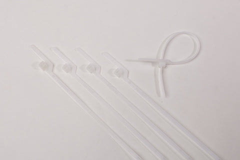 BCT Easy Release 6 Inch Tear Away Cable Ties - Bag of 1000 - Natural - Zip Ties - Y69TTM